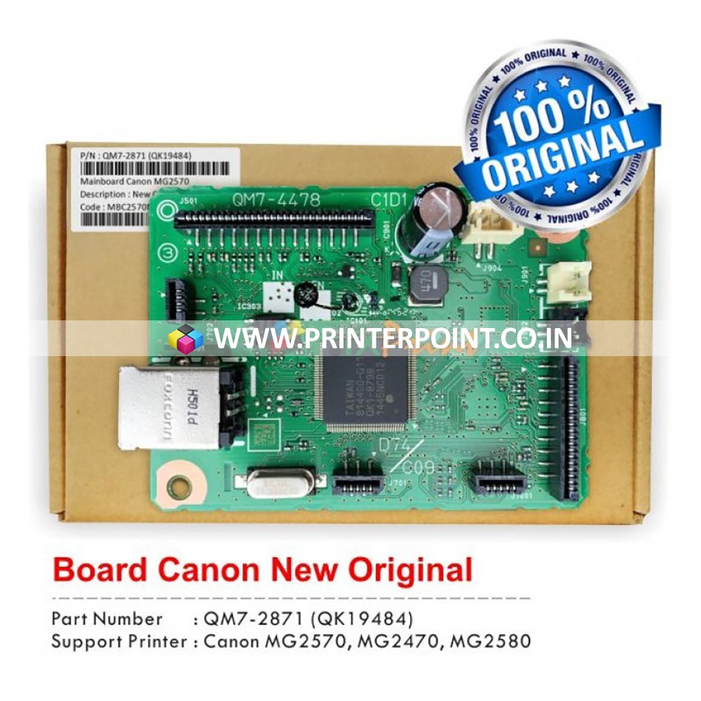 Formatter Board For Canon Pixma MG2470 MG2570 MG2580 Printer (QM7-2871 QM7-4344) - Printer Point