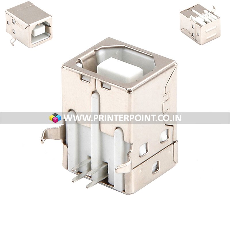 Printer USB Connector Type B Female Adapter Plug 4 Pin 90 Degree - Printer Point